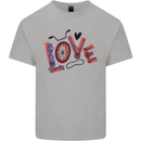 Love Cycling Funny Bicycle Bike Kids T-Shirt Childrens Sports Grey