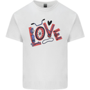 Love Cycling Funny Bicycle Bike Kids T-Shirt Childrens White