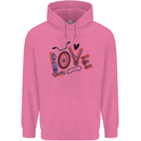 Love Cycling Funny Bicycle Bike Mens 80% Cotton Hoodie Azelea