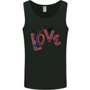 Love Cycling Funny Bicycle Bike Mens Vest Tank Top Black