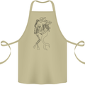 Love Is Scuba Diving Funny Diver Dive Cotton Apron 100% Organic Khaki