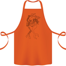 Love Is Scuba Diving Funny Diver Dive Cotton Apron 100% Organic Orange
