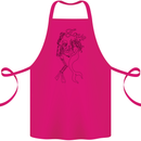 Love Is Scuba Diving Funny Diver Dive Cotton Apron 100% Organic Pink