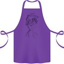 Love Is Scuba Diving Funny Diver Dive Cotton Apron 100% Organic Purple