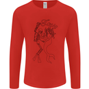 Love Is Scuba Diving Funny Diver Dive Mens Long Sleeve T-Shirt Red