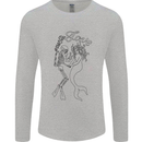 Love Is Scuba Diving Funny Diver Dive Mens Long Sleeve T-Shirt Sports Grey