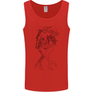 Love Is Scuba Diving Funny Diver Dive Mens Vest Tank Top Red