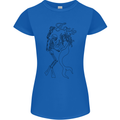 Love Is Scuba Diving Funny Diver Dive Womens Petite Cut T-Shirt Royal Blue