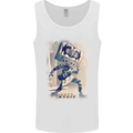 Love Music Rock n Roll Guitar Mens Vest Tank Top White