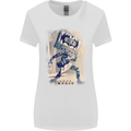 Love Music Rock n Roll Guitar Womens Wider Cut T-Shirt White