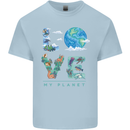 Love My Planet Climate Change Environment Kids T-Shirt Childrens Light Blue