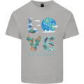 Love My Planet Climate Change Environment Kids T-Shirt Childrens Sports Grey