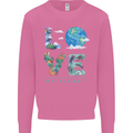Love My Planet Climate Change Environment Mens Sweatshirt Jumper Azalea