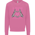 Love Never Ends Gothic Valentine's Day Mens Sweatshirt Jumper Azalea