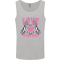 Love Never Ends Gothic Valentine's Day Mens Vest Tank Top Sports Grey