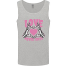 Love Never Ends Gothic Valentine's Day Mens Vest Tank Top Sports Grey