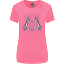 Love Never Ends Gothic Valentine's Day Womens Wider Cut T-Shirt Azalea