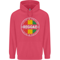 Love Peace Reggae Music Childrens Kids Hoodie Heliconia