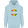 Love Peace Reggae Music Childrens Kids Hoodie Light Blue