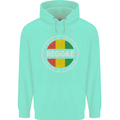 Love Peace Reggae Music Childrens Kids Hoodie Peppermint