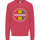 Love Peace Reggae Music Kids Sweatshirt Jumper Heliconia