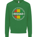 Love Peace Reggae Music Kids Sweatshirt Jumper Irish Green