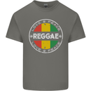 Love Peace Reggae Music Kids T-Shirt Childrens Charcoal