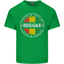 Love Peace Reggae Music Kids T-Shirt Childrens Irish Green