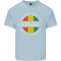 Love Peace Reggae Music Kids T-Shirt Childrens Light Blue