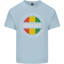 Love Peace Reggae Music Kids T-Shirt Childrens Light Blue