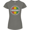 Love Peace Reggae Music Womens Petite Cut T-Shirt Charcoal