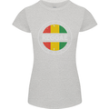 Love Peace Reggae Music Womens Petite Cut T-Shirt Sports Grey