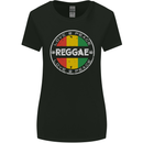Love Peace Reggae Music Womens Wider Cut T-Shirt Black