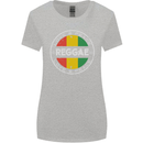 Love Peace Reggae Music Womens Wider Cut T-Shirt Sports Grey