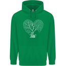 Love Tree Heart Aborist Ecology Environment Childrens Kids Hoodie Irish Green