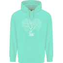 Love Tree Heart Aborist Ecology Environment Childrens Kids Hoodie Peppermint
