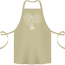 Love Tree Heart Aborist Ecology Environment Cotton Apron 100% Organic Khaki