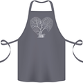 Love Tree Heart Aborist Ecology Environment Cotton Apron 100% Organic Steel