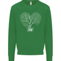Love Tree Heart Aborist Ecology Environment Kids Sweatshirt Jumper Irish Green