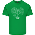 Love Tree Heart Aborist Ecology Environment Mens Cotton T-Shirt Tee Top Irish Green