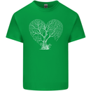 Love Tree Heart Aborist Ecology Environment Mens Cotton T-Shirt Tee Top Irish Green