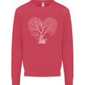Love Tree Heart Aborist Ecology Environment Mens Sweatshirt Jumper Heliconia