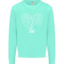 Love Tree Heart Aborist Ecology Environment Mens Sweatshirt Jumper Peppermint