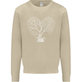 Love Tree Heart Aborist Ecology Environment Mens Sweatshirt Jumper Sand