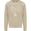 Love Tree Heart Aborist Ecology Environment Mens Sweatshirt Jumper Sand