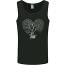 Love Tree Heart Aborist Ecology Environment Mens Vest Tank Top Black