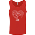 Love Tree Heart Aborist Ecology Environment Mens Vest Tank Top Red
