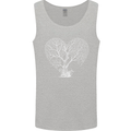 Love Tree Heart Aborist Ecology Environment Mens Vest Tank Top Sports Grey