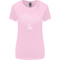 Love Tree Heart Aborist Ecology Environment Womens Wider Cut T-Shirt Light Pink
