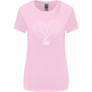 Love Tree Heart Aborist Ecology Environment Womens Wider Cut T-Shirt Light Pink